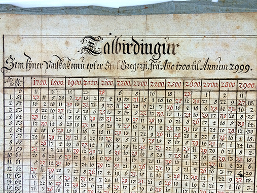 Bilde av en kalender i papir.