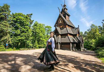 Visit Gol Stave Church at Norsk Folkemuseum.