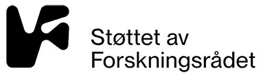 Logo med teksten "Støttet av Norges Forskningsråd"